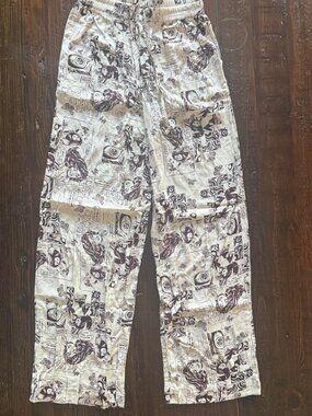 urban outfitters comic print float pants